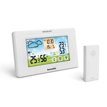 Termometru digital si ceas cu alarma - exterior / interior