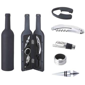 Set cadou accesorii si desfacator pentru vin in cutie de lem de la Startreduceri Exclusive Online Srl - Magazin Online - Cadour