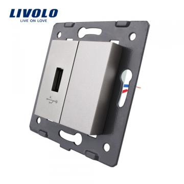 Modul priza USB Livolo (5V 2.1A) de la Konstructhor All Srl