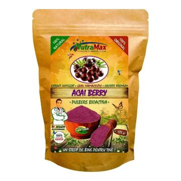 Pulbere bioactiva Acai - fructe, acai berry 125 gr