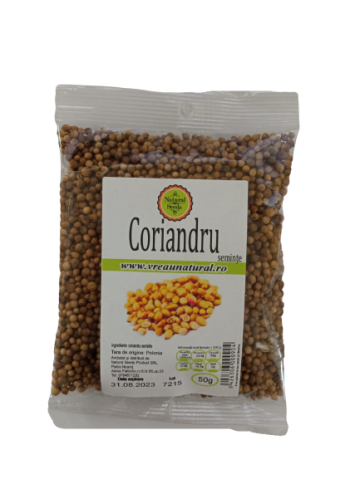 Coriandru seminte 50gr, Natural Seeds Product
