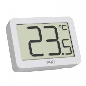 Termometru digital de camera, cu suport magnetic, alb, TFA de la PFA Shop - Doa