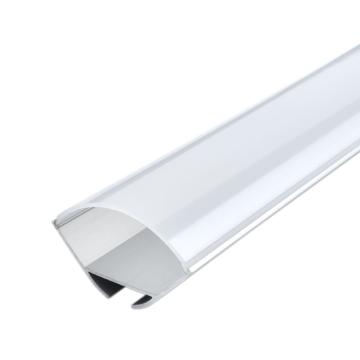 Profil de aluminiu pentru LED argintiu L=2m de la Casa Cu Bec Srl