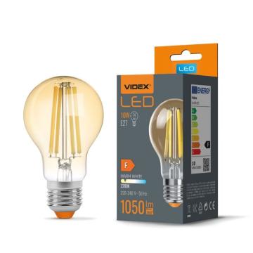 Bec LED filament - Videx - 10W - E27 - A60 - Amber de la Casa Cu Bec Srl