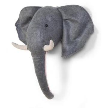 Decoratiune perete cap de elefant Childhome de la Stiki Concept Srl
