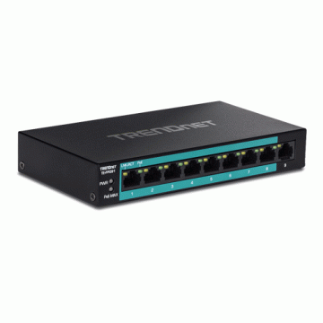 Switch 8 porturi Fast Ethernet Long Range 250m PoE+ 60W de la Big It Solutions