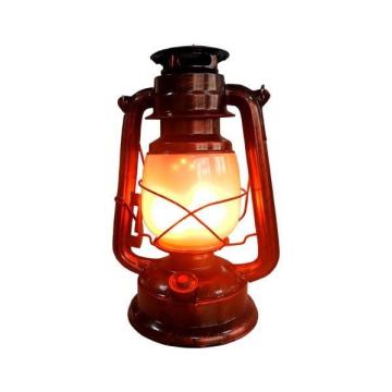 Lampa LED felinar 5W - bronz - cu baterie de la Casa Cu Bec Srl