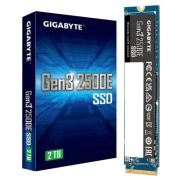 SSD Gigabyte 2500E Gen3 2TB, M.2, Viteza citire: 2400 MB/s