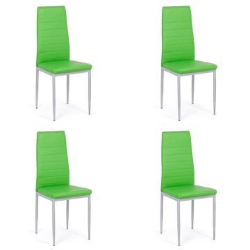 Set 4 scaune bucatarie - verde