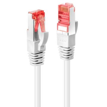 Cablu de retea Lindy, 3m, Cat.6 S/FTP, RJ45, alb