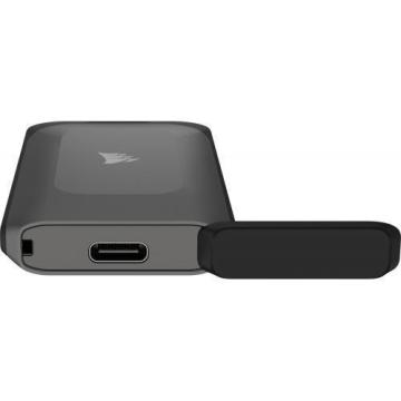 SSD extern Corsair EX100U, 2TB, USB-C, USB 3.2 Gen2x2, negru