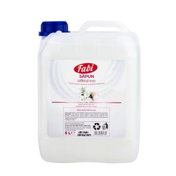 Sapun lichid alb parfumat, Fabi, canistra 5 litri de la Sanito Distribution Srl