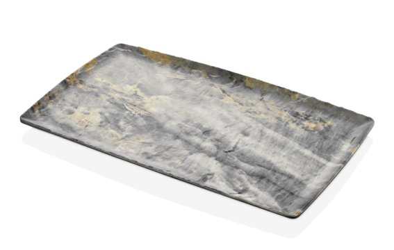 Platou melamina Raki Polari Marble, GN 1/1 53x32,5cm