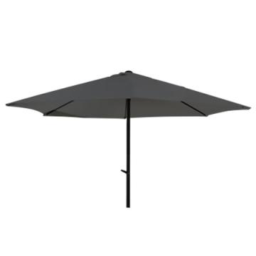 Umbrela soare cu mecanism rabatare 270cm gri Raki