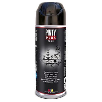 Spray vopsea pentru fier forjat, negru Pintyplus Tech FJ104 de la Baralchim Srl