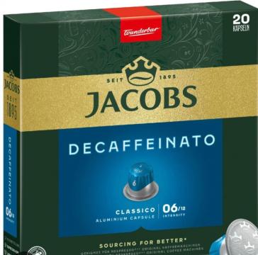 Capsule cafea Jacobs Lungo fara cofeina -aluminium (20 cps.) de la Activ Sda Srl