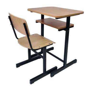 Set scolar fix banca si scaun cu lemn stratificat