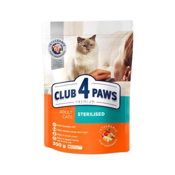 Hrana pisici Club 4 Paws Cat Adult Sterilised 300g de la Club4Paws Srl