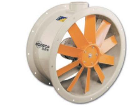 Ventilator axial duct HCT-80-4T-5.5/PL