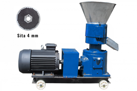 Granulator furaje KL-200 cu 1 matrita si motor 7.5 kW de la Tehno-MSS Srl