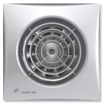 Ventilator de baie Silent-200 CHZ Silver de la Ventdepot Srl