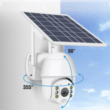 Camera de supraveghere wireless cu panou solar