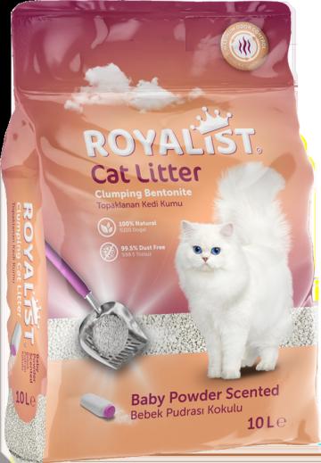 Asternut igienic pentru pisici Baby Pawder 10L - Royalist de la Club4Paws Srl