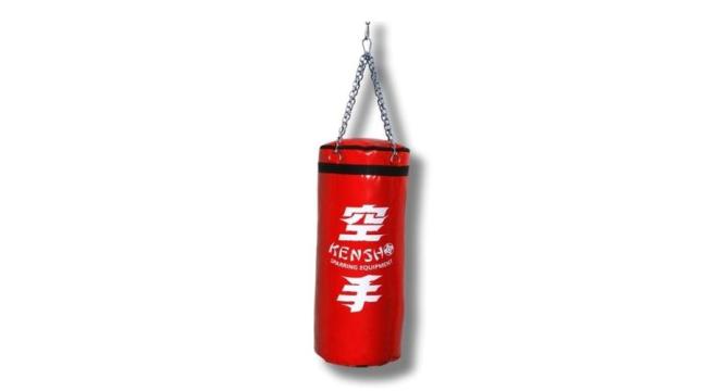 Sac de box piele artificiala rosie 80x30 cm Kensho de la S-Sport International Kft.