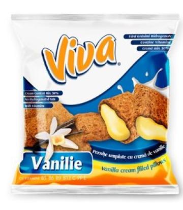 Pernite cu crema de vanilie Viva 100g de la Supermarket Pentru Tine Srl