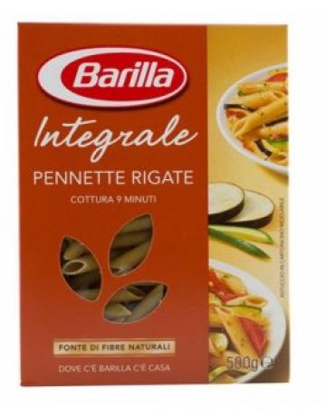 Paste fainoase integrale Barilla Pennette Rigate 500g de la Supermarket Pentru Tine Srl