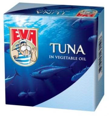 Ton bucati in ulei vegetal, Eva 160g de la Supermarket Pentru Tine Srl