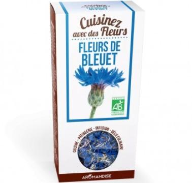 Flori de albastrele uz culinar bio, 15g, Aromandise