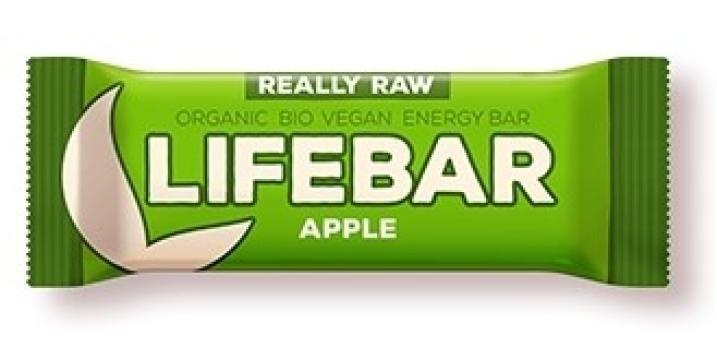 Baton cu mere raw eco Lifebar 47g