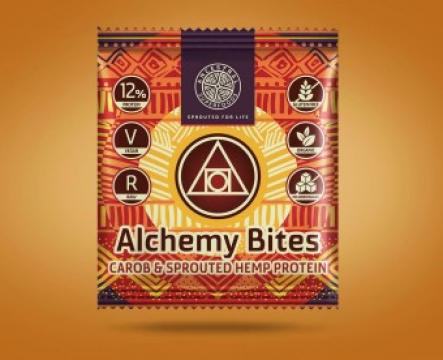 Gustare fara gluten raw bio Alchemy Bites 40g