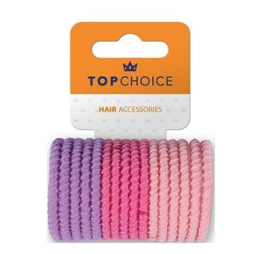 Set 16 elastice de par multicolore, Top Choice 26553 de la M & L Comimpex Const SRL