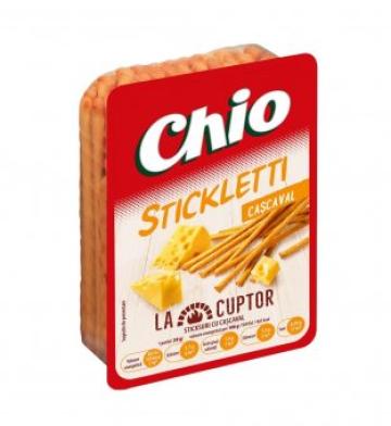 Sticksuri cu cașcaval Chio Stickletti, Cascaval, 80g