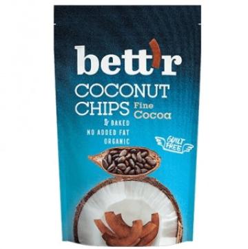 Chips de cocos eco cu cacao 70g Bettr