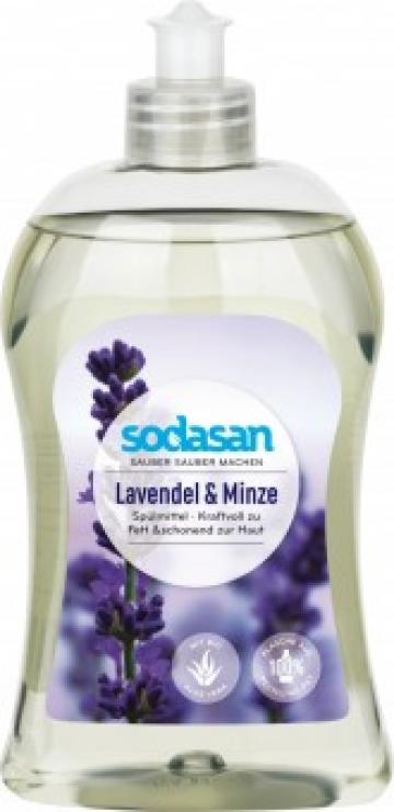 Detergent vase lichid bio lavanda si menta 500 ml Sodasan de la Supermarket Pentru Tine Srl