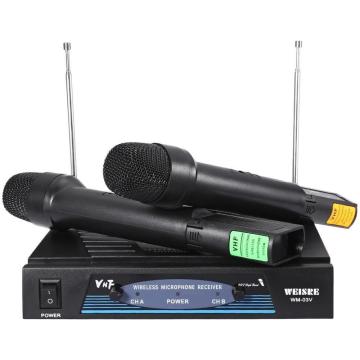 Set microfoane wireless VHF Weisre WM-03V, 50 m