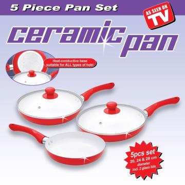 Set 3 tigai antiaderente cu interior ceramic Spider Pan de la Startreduceri Exclusive Online Srl - Magazin Online Pentru C