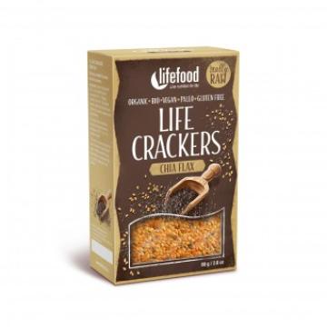 Paine Lifecrackers cu chia si in raw eco 80g