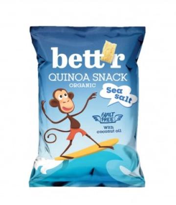 Quinoa snack cu sare bio 50g Bettr de la Supermarket Pentru Tine Srl