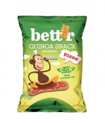 Quinoa snack pizza bio 50g Bettr de la Supermarket Pentru Tine Srl