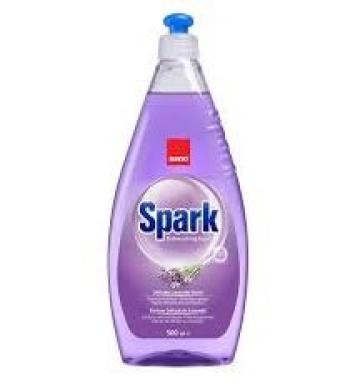 Detergent vase Sano Spark parfum delicat de lavanda 500ml