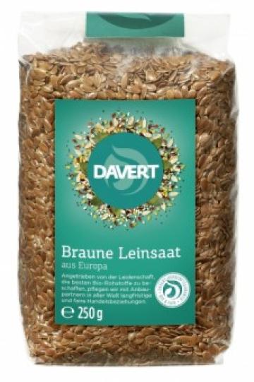 Seminte de in maro bio 250g Davert