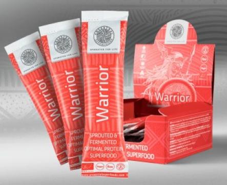 Supliment Warrior Optimal Protein mix bio 10 plicuri x 10g