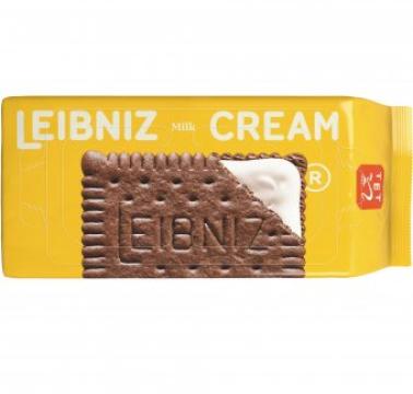 Biscuiti de cacao si crema de lapte Leibniz Sandwich 190g de la Supermarket Pentru Tine Srl