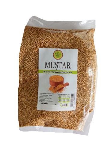 Mustar alb boabe 500 gr, Natural Seeds Product de la Natural Seeds Product SRL