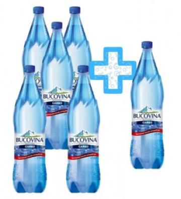 Apa minerala Bucovina 1.5l, 5+1 de la Supermarket Pentru Tine Srl