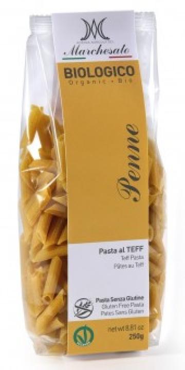 Penne din teff bio fara gluten 250g Marchesato de la Supermarket Pentru Tine Srl